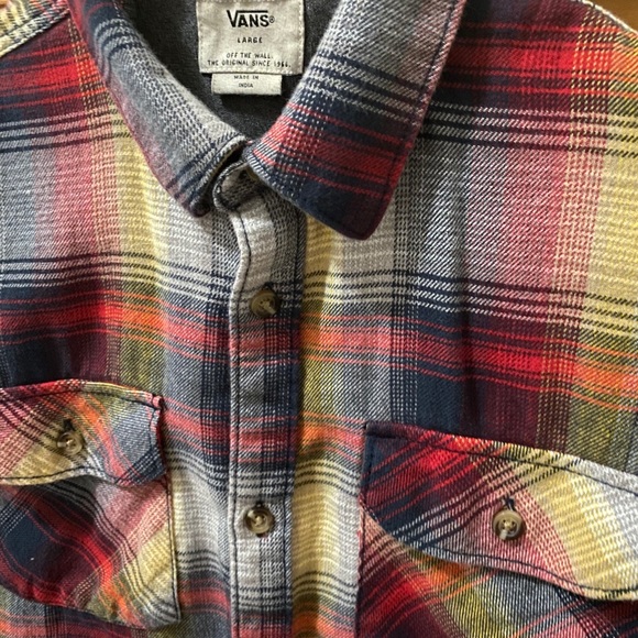 Vans red plaid flannel - Picture 2 of 3